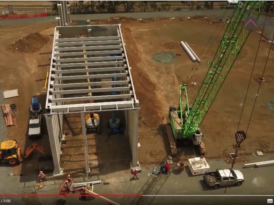 Arbé Charpente béton La Coulée bâtiment inudustriel