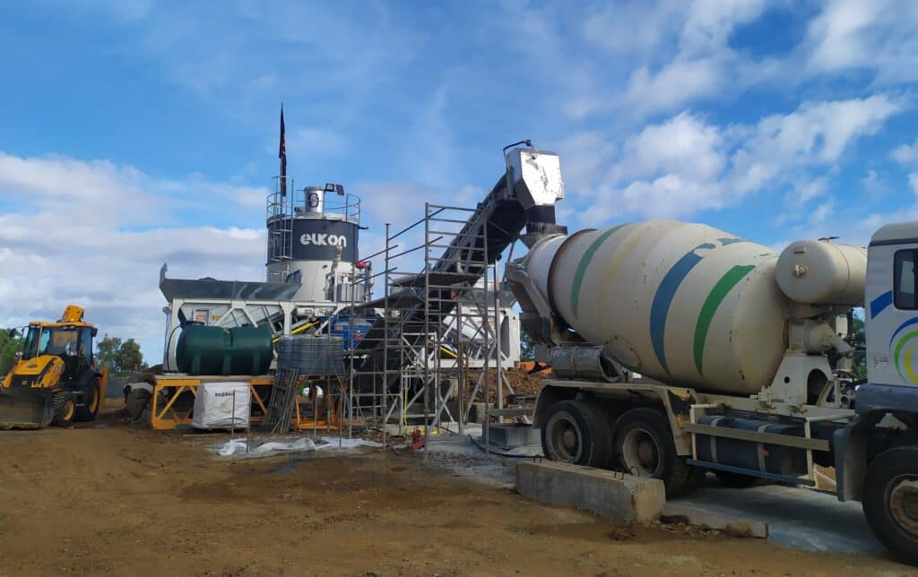 Centrale à béton mobile Elkon